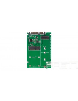 M.2 (NGFF) mSATA to 2.5" SATA SSD Adapter Converter Card